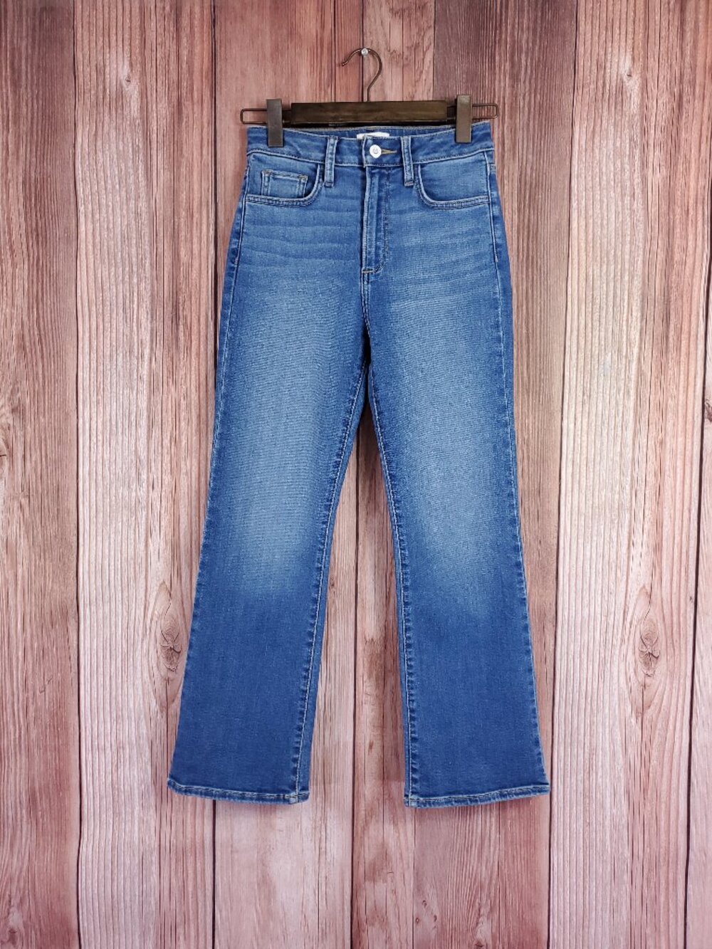 Favorite Daughter The Erin Crop Boot Hyannis Jeans Womens 25 Mid Rise Stretch